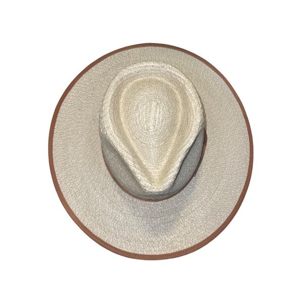 Brixton Jo Straw Rancher Hat Natural Tan Tripilla Straw Adjustable Medium NWT - Picture 2 of 7